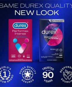 Durex Performax Intense Climax Control Condoms 12 Pack