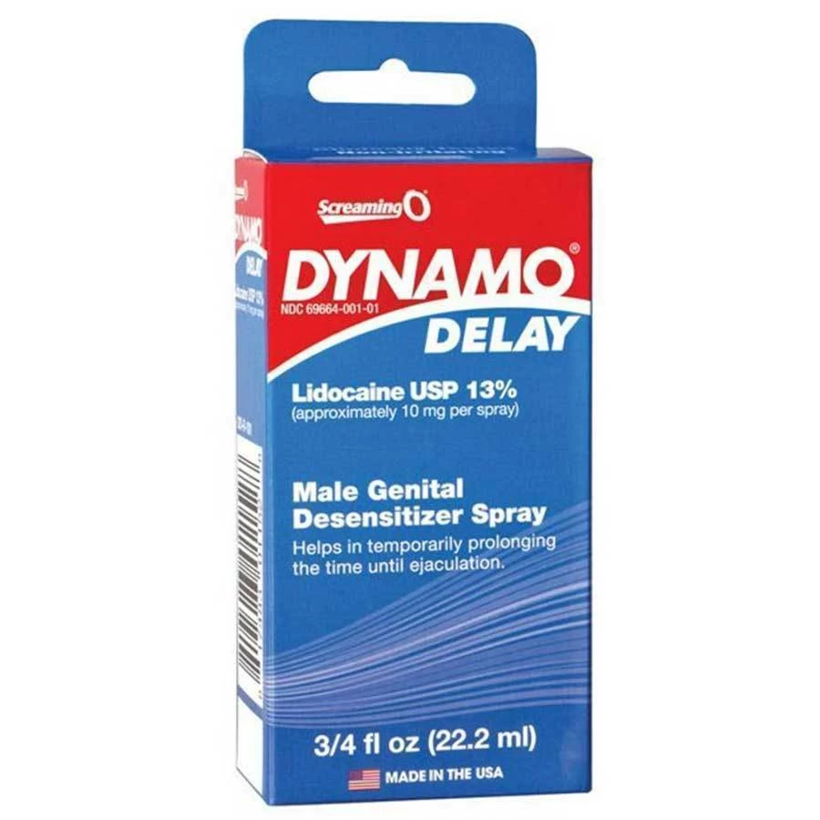 Screaming O Dynamo Prolonging Spray For Men Max Strength Lidocaine 13% USP 4 Screaming O Dynamo Prolonging Spray For Men Max Strength Lidocaine 13% USP