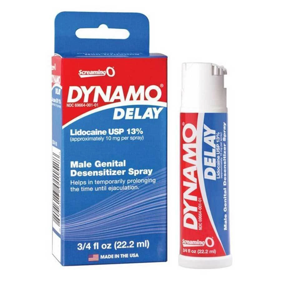 Screaming O Dynamo Prolonging Spray For Men Max Strength Lidocaine 13% USP 5 Screaming O Dynamo Prolonging Spray For Men Max Strength Lidocaine 13% USP