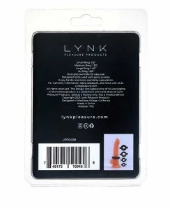 Lynk Pleasure Products Easy Grip Cock Ring Set With Pull Tabs, Smoke By Lynk Pleasure Cock Rings
