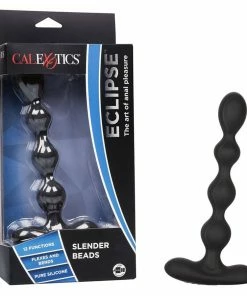 Cal Exotics Eclipse Slender 7 Inch Silicone Flexible And Rechargeable Anal Beads