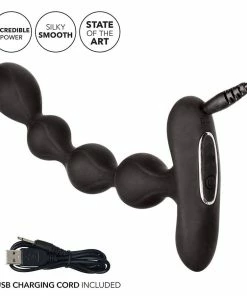 Cal Exotics Eclipse Slender 7 Inch Silicone Flexible And Rechargeable Anal Beads
