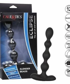 Cal Exotics Eclipse Slender 7 Inch Silicone Flexible And Rechargeable Anal Beads