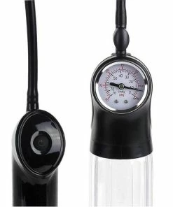 Penis Pumps Electric Power Penis Pump With Air Gauge By Optimale