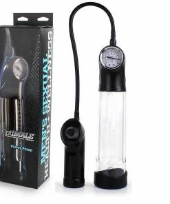 Penis Pumps Electric Power Penis Pump With Air Gauge By Optimale
