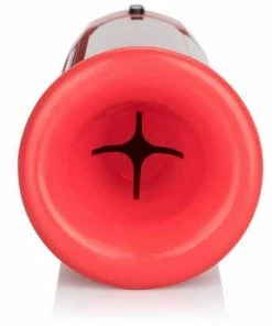 Cal Exotics Penis Pumps Electric Red 8.25 Inch Advanced Fireman's Penis Pump And Cock Enhancer