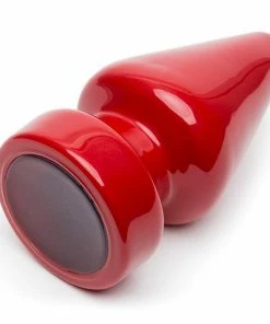 Doc Johnson Extra Large Red Boy Challenge 9.5 Inch Butt Plug For Men Anal Sex Toys