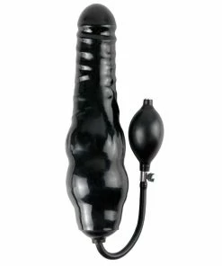 Fetish Fantasy Extreme Black Inflatable Ass Blaster Dildo By Pipedream Products