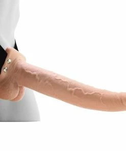 Pipedream Products Fetish Fantasy Hollow Vibrating Rechargeable Strap-On Dildo With Balls And Harness Sheaths & Sleeves 10 Pipedream Products Fetish Fantasy Hollow Vibrating Rechargeable Strap-On Dildo With Balls And Harness Sheaths & Sleeves