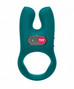 Cock Rings Fun Factory NOS Rechargeable Waterproof Vibrating Silicone Cock Ring
