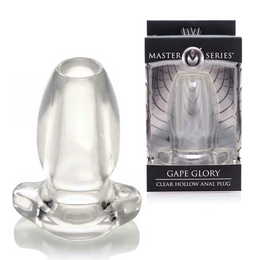 Gape Glory Clear Hollow Butt Plug | 3.9 Inch Tunnel Probe By Master Series Anal Sex Toys 3 Gape Glory Clear Hollow Butt Plug | 3.9 Inch Tunnel Probe By Master Series Anal Sex Toys