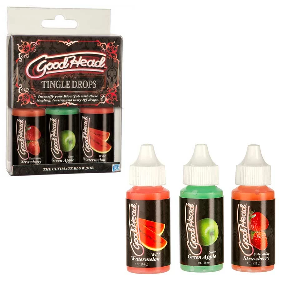 Deep Throat Spray & Gels Good Head Blow Job Tingle Drops 3 Pack Set By Doc Johnson 8 Deep Throat Spray & Gels Good Head Blow Job Tingle Drops 3 Pack Set By Doc Johnson