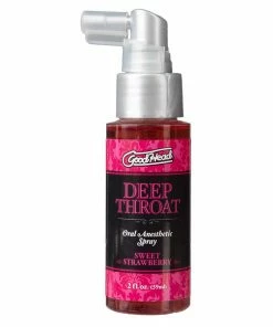 Doc Johnson Good Head Deep Throat Flavored Oral Sex Numbing Spray | 2 Oz