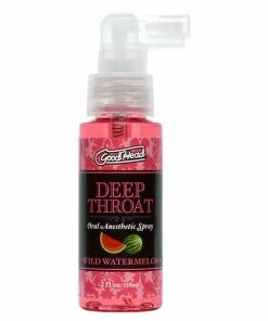 Doc Johnson Good Head Deep Throat Flavored Oral Sex Numbing Spray | 2 Oz