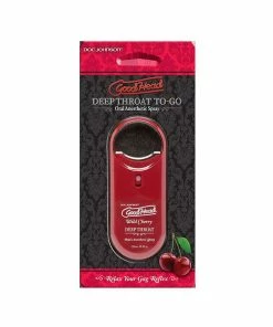 Doc Johnson Good Head TO-GO Deep Throat Flavored Oral Sex Numbing Spray | .33 Oz Deep Throat Spray & Gels 44 Doc Johnson Good Head TO-GO Deep Throat Flavored Oral Sex Numbing Spray | .33 Oz Deep Throat Spray & Gels