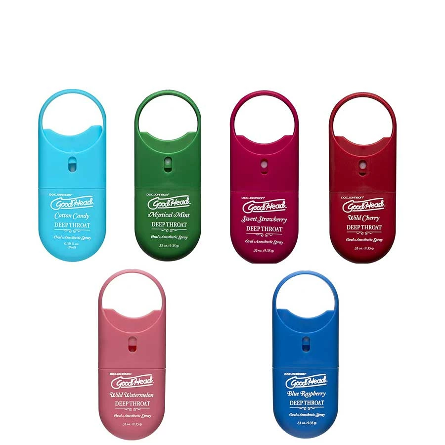 Doc Johnson Good Head TO-GO Deep Throat Flavored Oral Sex Numbing Spray | .33 Oz Deep Throat Spray & Gels 3 Doc Johnson Good Head TO-GO Deep Throat Flavored Oral Sex Numbing Spray | .33 Oz Deep Throat Spray & Gels