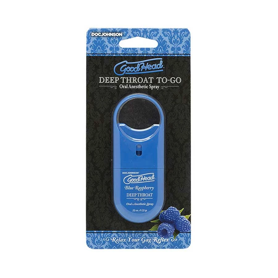 Doc Johnson Good Head TO-GO Deep Throat Flavored Oral Sex Numbing Spray | .33 Oz Deep Throat Spray & Gels 6 Doc Johnson Good Head TO-GO Deep Throat Flavored Oral Sex Numbing Spray | .33 Oz Deep Throat Spray & Gels
