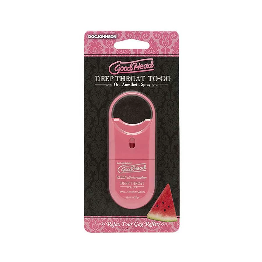 Doc Johnson Good Head TO-GO Deep Throat Flavored Oral Sex Numbing Spray | .33 Oz Deep Throat Spray & Gels 11 Doc Johnson Good Head TO-GO Deep Throat Flavored Oral Sex Numbing Spray | .33 Oz Deep Throat Spray & Gels