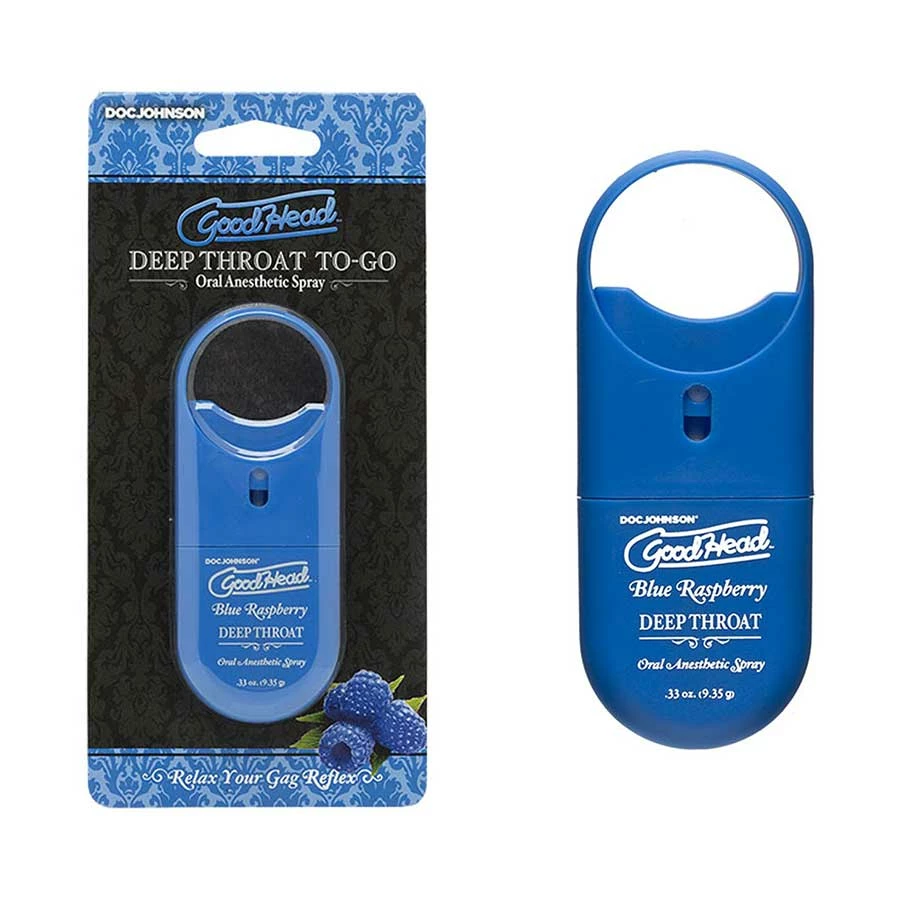 Doc Johnson Good Head TO-GO Deep Throat Flavored Oral Sex Numbing Spray | .33 Oz Deep Throat Spray & Gels 7 Doc Johnson Good Head TO-GO Deep Throat Flavored Oral Sex Numbing Spray | .33 Oz Deep Throat Spray & Gels