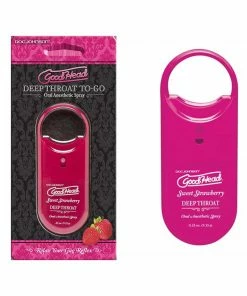 Doc Johnson Good Head TO-GO Deep Throat Flavored Oral Sex Numbing Spray | .33 Oz Deep Throat Spray & Gels 36 Doc Johnson Good Head TO-GO Deep Throat Flavored Oral Sex Numbing Spray | .33 Oz Deep Throat Spray & Gels