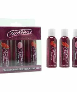 Good Head Warming Head Flavored Oral Sex Delight Gel By Doc Johnson | 3 Pack