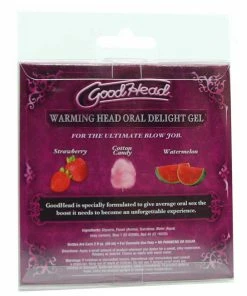 Good Head Warming Head Flavored Oral Sex Delight Gel By Doc Johnson | 3 Pack 11 Good Head Warming Head Flavored Oral Sex Delight Gel By Doc Johnson | 3 Pack