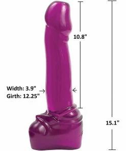 Great American Challenge Dildo | Huge 15 Inch Purple Dong By Doc Johnson 16 Great American Challenge Dildo | Huge 15 Inch Purple Dong By Doc Johnson