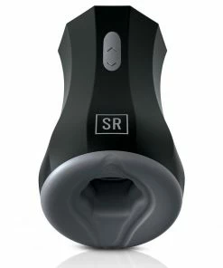 Optimale Handheld Silicone Twin Turbo Vibrating And Heating Male Masturbator By Sir Richard's Male Masturbators & Strokers