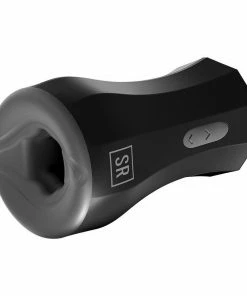 Optimale Handheld Silicone Twin Turbo Vibrating And Heating Male Masturbator By Sir Richard's Male Masturbators & Strokers