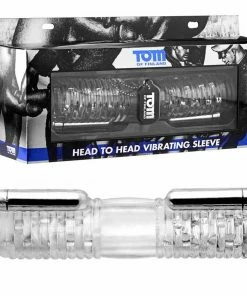 Head To Head Vibrating Masturbation Sleeve For 2 Dicks By Tom Of Finland