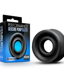 Blush Novelties High Performance Replacement Silicone Penis Pump Sleeve Doughnut Black