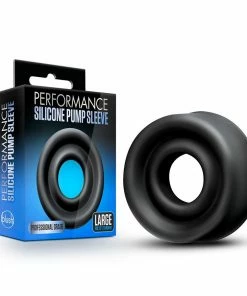 Blush Novelties High Performance Replacement Silicone Penis Pump Sleeve Doughnut Black