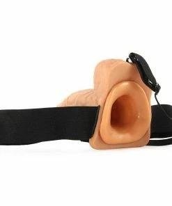 Fetish Fantasy Hollow Penis Extension Sleeve 7 Inch Tan Strap On Cock Sheath