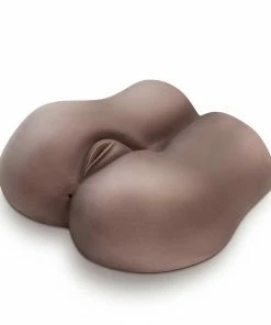 Vibrating Pocket Pussy Toys Hot Chocolate Fuck Me Deep Black Life Size Masturbator By Blush Novelties