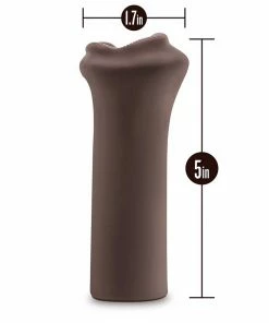 Male Masturbators & Strokers Hot Chocolate Naughty Nicole Black Oral Masturbator By Blush Novelties