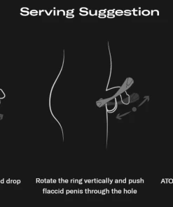 Cock Rings Hot Octopuss Atom Plus Dual Vibrating Cock Ring Black Silicone