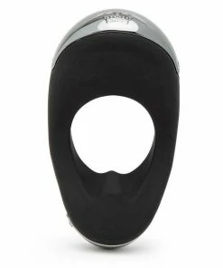 Cock Rings Hot Octopuss Atom Plus Dual Vibrating Cock Ring Black Silicone