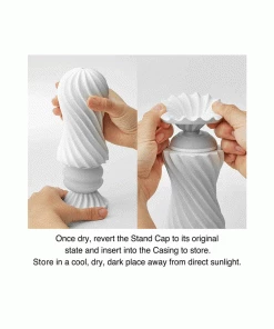 Tenga Flex | Spinning And Flexible Stroker Black/White Male Masturbators & Strokers 29 Tenga Flex | Spinning And Flexible Stroker Black/White Male Masturbators & Strokers