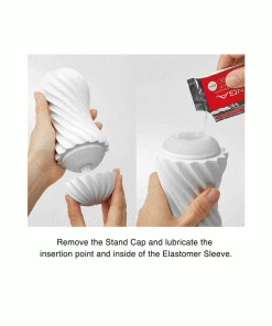 Tenga Flex | Spinning And Flexible Stroker Black/White Male Masturbators & Strokers 26 Tenga Flex | Spinning And Flexible Stroker Black/White Male Masturbators & Strokers