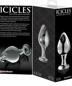Icicles No. 25 Glass Anal Butt Plug By Pipedream Products
