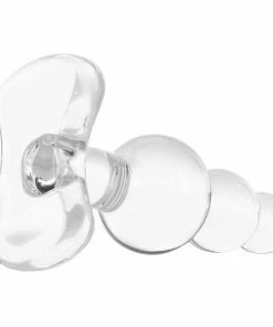 Icicles No. 47 Clear Glass Anal Plug For Men By Pipedream Products Anal Sex Toys