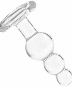 Icicles No. 47 Clear Glass Anal Plug For Men By Pipedream Products Anal Sex Toys