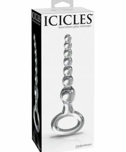 Pipedream Products Icicles No. 67 Clear Glass Anal Beads For Men By Pipedream Anal Sex Toys 12 Pipedream Products Icicles No. 67 Clear Glass Anal Beads For Men By Pipedream Anal Sex Toys