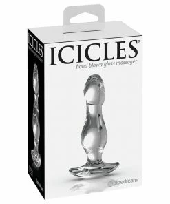 Icicles No. 72 Clear Glass Anal Plug For Men By Pipedream Products 11 Icicles No. 72 Clear Glass Anal Plug For Men By Pipedream Products