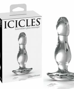 Icicles No. 72 Clear Glass Anal Plug For Men By Pipedream Products