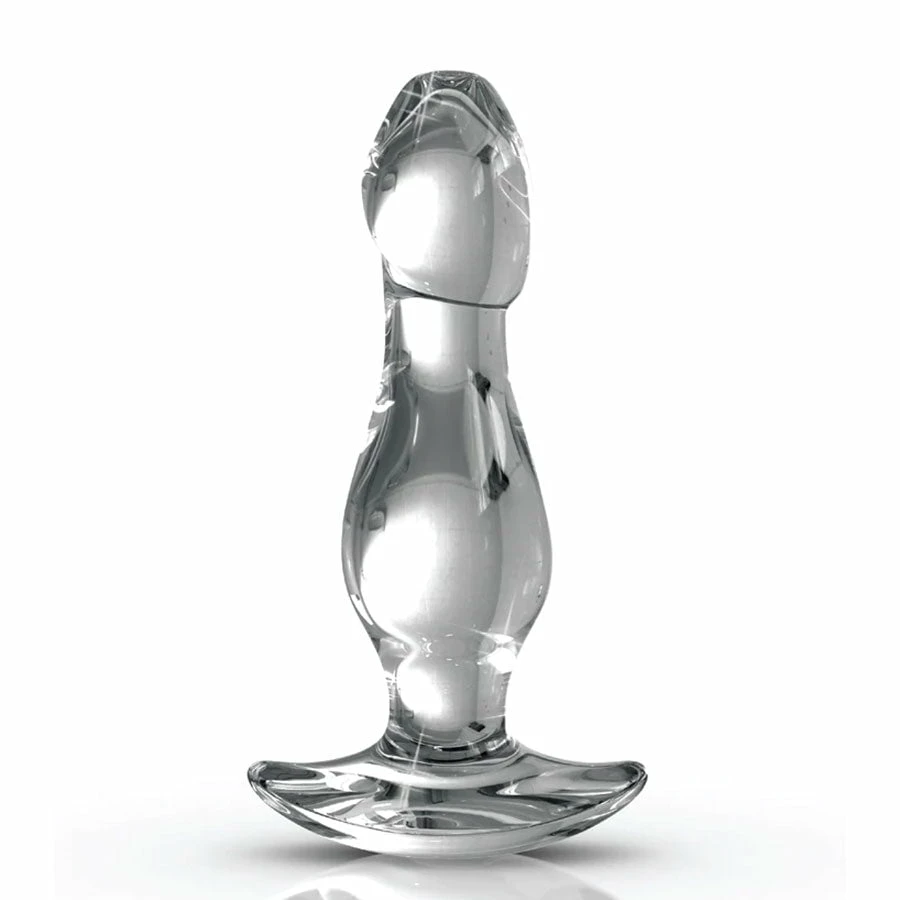 Icicles No. 72 Clear Glass Anal Plug For Men By Pipedream Products 4 Icicles No. 72 Clear Glass Anal Plug For Men By Pipedream Products