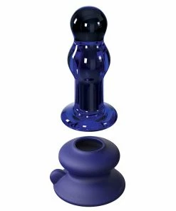 Pipedream Products Icicles No. 83 Vibrating Blue Glass Anal Probe By Pipedream