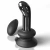 Pipedream Products Prostate Massagers Icicles No. 84 Black Vibrating Glass Prostate Massager By Pipedream