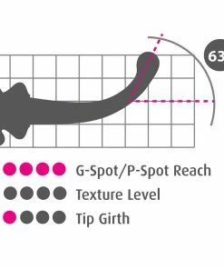 Icicles No. 87 Black Glass Suction Cup Dildo By Pipedream Products