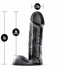 Anal Sex Toys Jet Brutalizer 15 Inch Black Anal Dildo With Balls By Blush Novelties 7 Anal Sex Toys Jet Brutalizer 15 Inch Black Anal Dildo With Balls By Blush Novelties